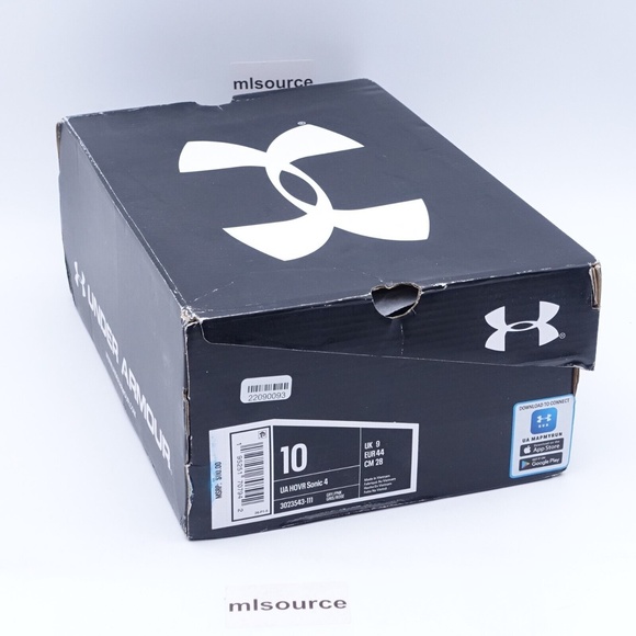 NEW Under Armour HOVR Sonic 4 Running Shoes 3023543-111 Pitch Gray - Picture 9 of 9